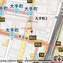株式会社井上理髪店　大手町店周辺の地図
