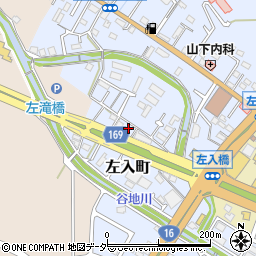 東京都八王子市左入町288周辺の地図