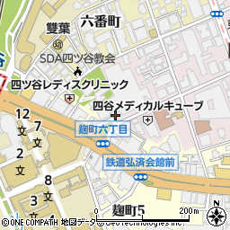 東京都千代田区二番町8-20周辺の地図