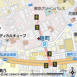 東京都千代田区二番町5-1周辺の地図