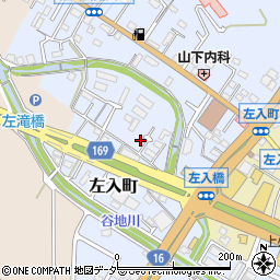 東京都八王子市左入町354周辺の地図