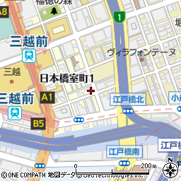デイリーヤマザキ日本橋室町１丁目店周辺の地図