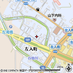 東京都八王子市左入町353周辺の地図