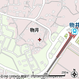 千葉県四街道市物井726周辺の地図