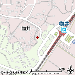 千葉県四街道市物井485周辺の地図