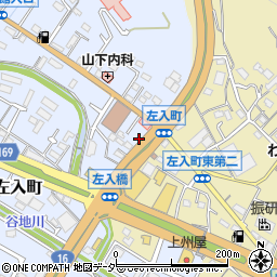 東京都八王子市左入町370周辺の地図
