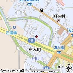 東京都八王子市左入町344周辺の地図