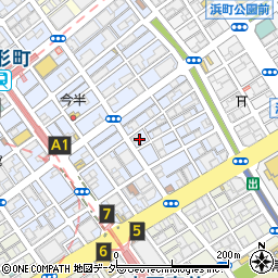 東京都中央区日本橋人形町2丁目19周辺の地図