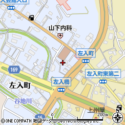 東京都八王子市左入町369周辺の地図