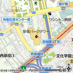 パーク ハイアット 東京 ニューヨーク バー周辺の地図