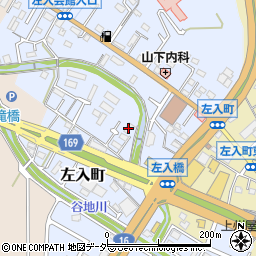 東京都八王子市左入町357周辺の地図