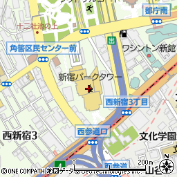 パークハイアット東京　梢周辺の地図