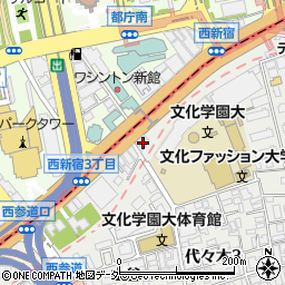 東京都渋谷区代々木3丁目23-4周辺の地図