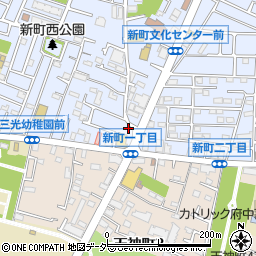 ヒバラサイクル府中店周辺の地図