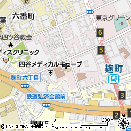 東京都千代田区二番町7-5周辺の地図