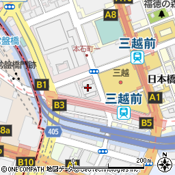 三菱ＵＦＪ銀行日本橋支店 ＡＴＭ周辺の地図