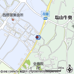 山梨県甲州市塩山西野原421周辺の地図