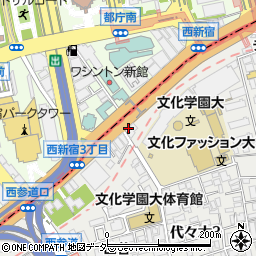東京都渋谷区代々木3丁目23周辺の地図