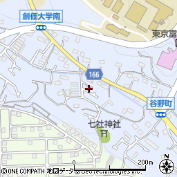 東京都八王子市谷野町409周辺の地図