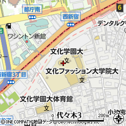 東京都渋谷区代々木3丁目22周辺の地図
