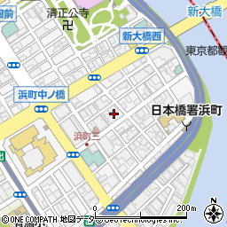 東京都中央区日本橋浜町3丁目30周辺の地図