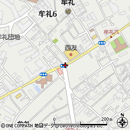 牟礼コミニュティセンター前周辺の地図