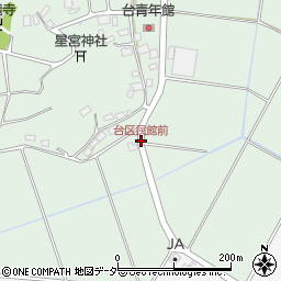 台区民館前周辺の地図