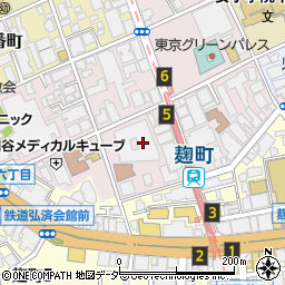 東京都千代田区二番町5周辺の地図
