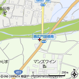 山梨県甲州市勝沼町山433周辺の地図