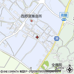 山梨県甲州市塩山西野原405周辺の地図