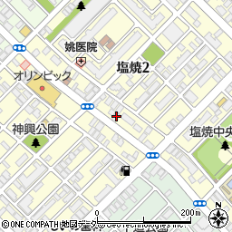 千葉県市川市塩焼2丁目4-32周辺の地図