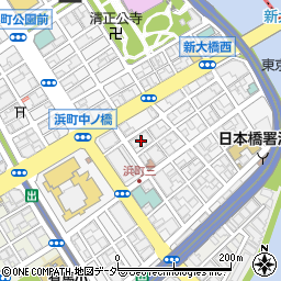 東京都中央区日本橋浜町3丁目24周辺の地図