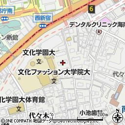 東京都渋谷区代々木3丁目19-2周辺の地図