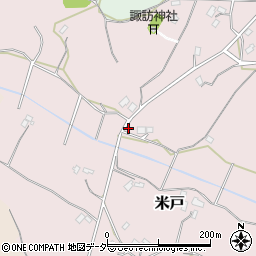 千葉県佐倉市米戸288周辺の地図