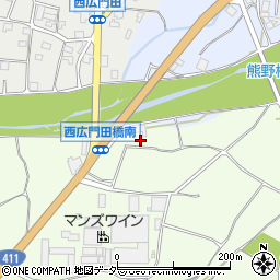 山梨県甲州市勝沼町山464周辺の地図