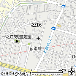 アルファグランデ一之江弐番館周辺の地図