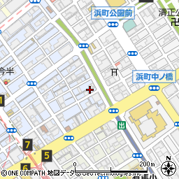 SANOS日本橋裏側駐車場(3)【バイク専用】周辺の地図