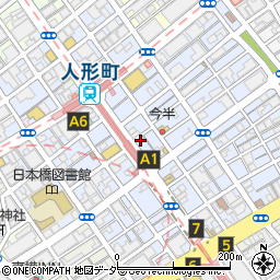東京都中央区日本橋人形町2丁目4-3周辺の地図