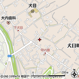 東京都八王子市犬目町377-7周辺の地図