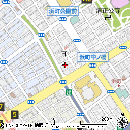 東京都中央区日本橋浜町2丁目1-5周辺の地図