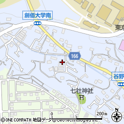 東京都八王子市谷野町381周辺の地図