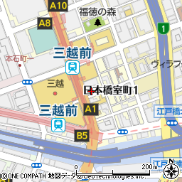 伊勢定本店周辺の地図