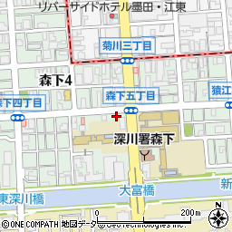 川三精肉分店周辺の地図