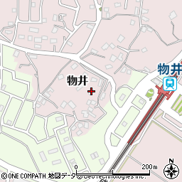 千葉県四街道市物井728周辺の地図