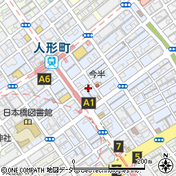 東京都中央区日本橋人形町2丁目4-5周辺の地図