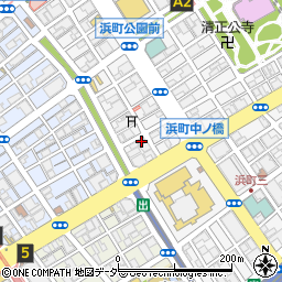 東京都中央区日本橋浜町2丁目1-7周辺の地図
