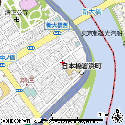 グリーンパーク日本橋浜町周辺の地図