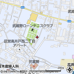 東京都杉並区高井戸西2丁目14-44周辺の地図