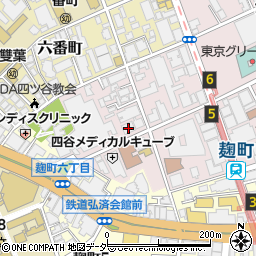 東京都千代田区二番町8-3周辺の地図