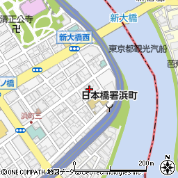 東京都中央区日本橋浜町3丁目38周辺の地図